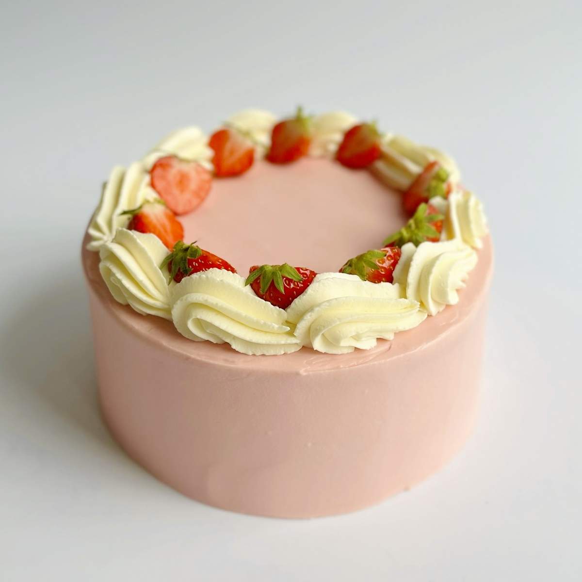 Vanilkový dort s jahodou - Obrázek 2